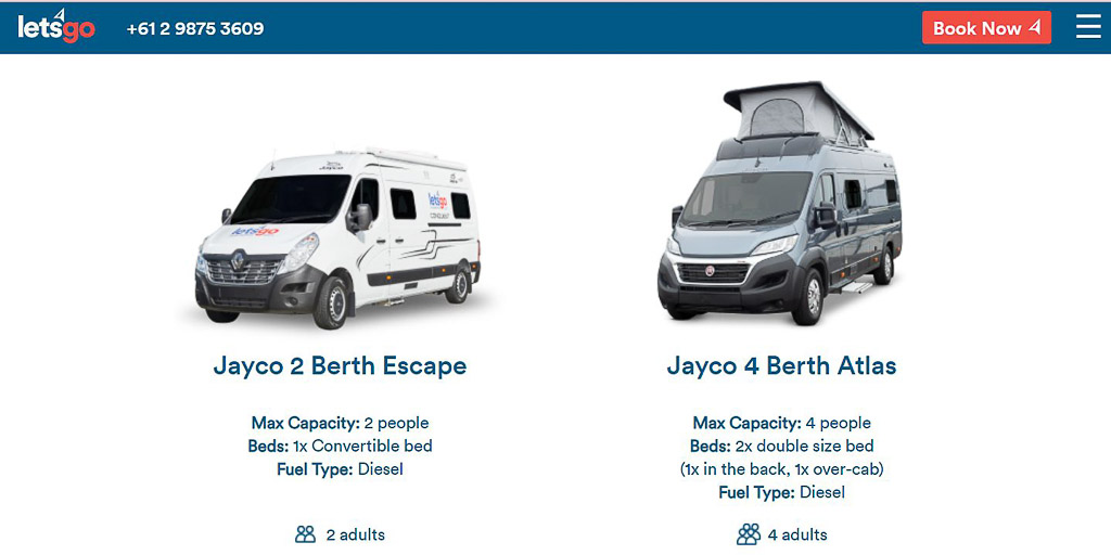 10 Best Campervan & Motorhome/RV Rentals in Australia
